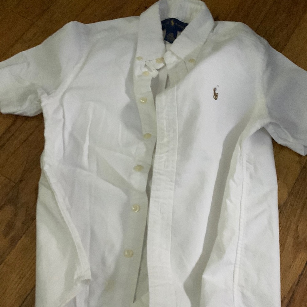 Polo White button down shirt